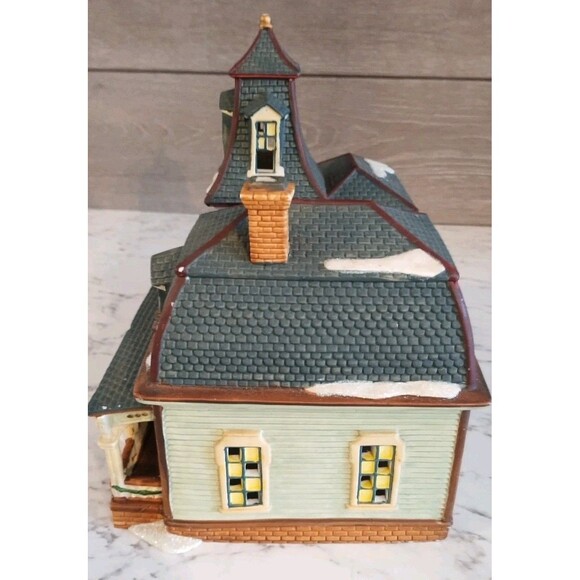 Trim A Home Lighted Ceramic Christmas Village Farm House by Walmart No Light - Picture 10 of 13